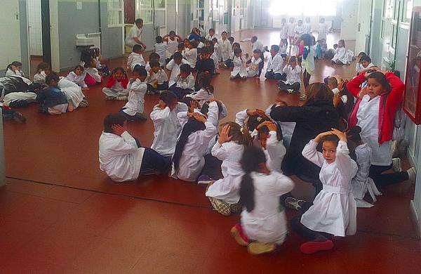 Cinco mil nios participaron de los simulacros de evacuacin en escuelas