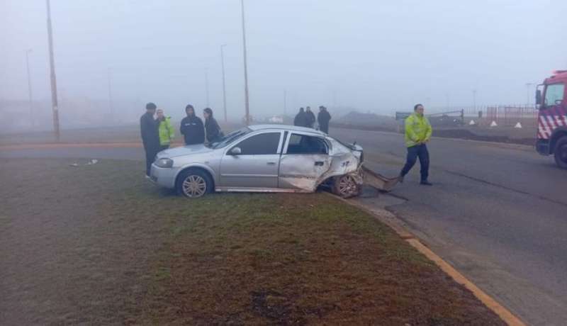 Cuatro j�venes protagonizaron un despiste en la Ruta 3: el conductor estaba ebrio