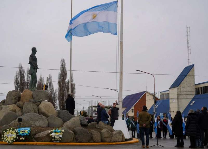 R�o Grande conmemor� el aniversario del Paso a la Inmortalidad del General San Mart�n