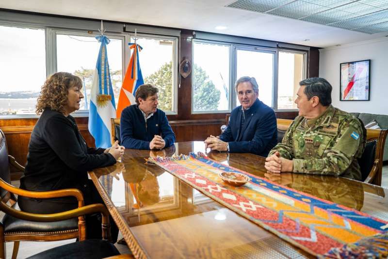 Melella reiter� la importancia estrat�gica de Tierra del Fuego 