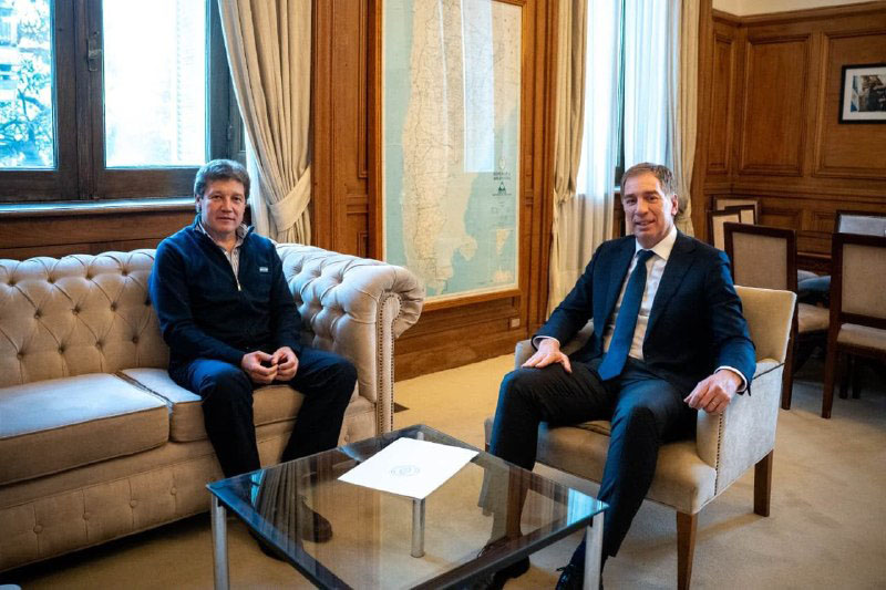 El gobernador Melella mantuvo una nueva reuni�n de trabajo con el Ministro Santilli
