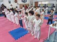 Más de 80 karatekas demostraron sus habilidades marciales