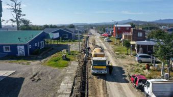 Comenzaron los trabajos de cord�n cuneta en el barrio Provincias Unidas