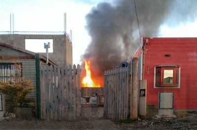Incendio con prdidas totales en la Margen Sur