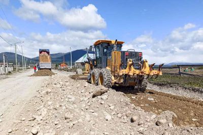 Se reactivó la obra de pavimentación de la ruta provincial N°1 