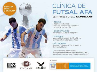 Gobierno acompaara la clnica de Futsal AFA