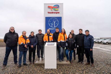 TotalEnergies inaugur� en R�o Cullen el parque e�lico m�s austral del mundo 